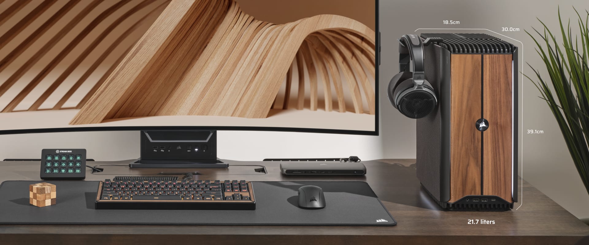 人気ショップ – PC i500 ONE CORSAIR Wood i9 Core Intel Cooled Liquid Dark: Windowsデスクトップ